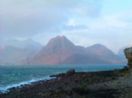 Red Hills and Black Cuillins <br>from Elgol 